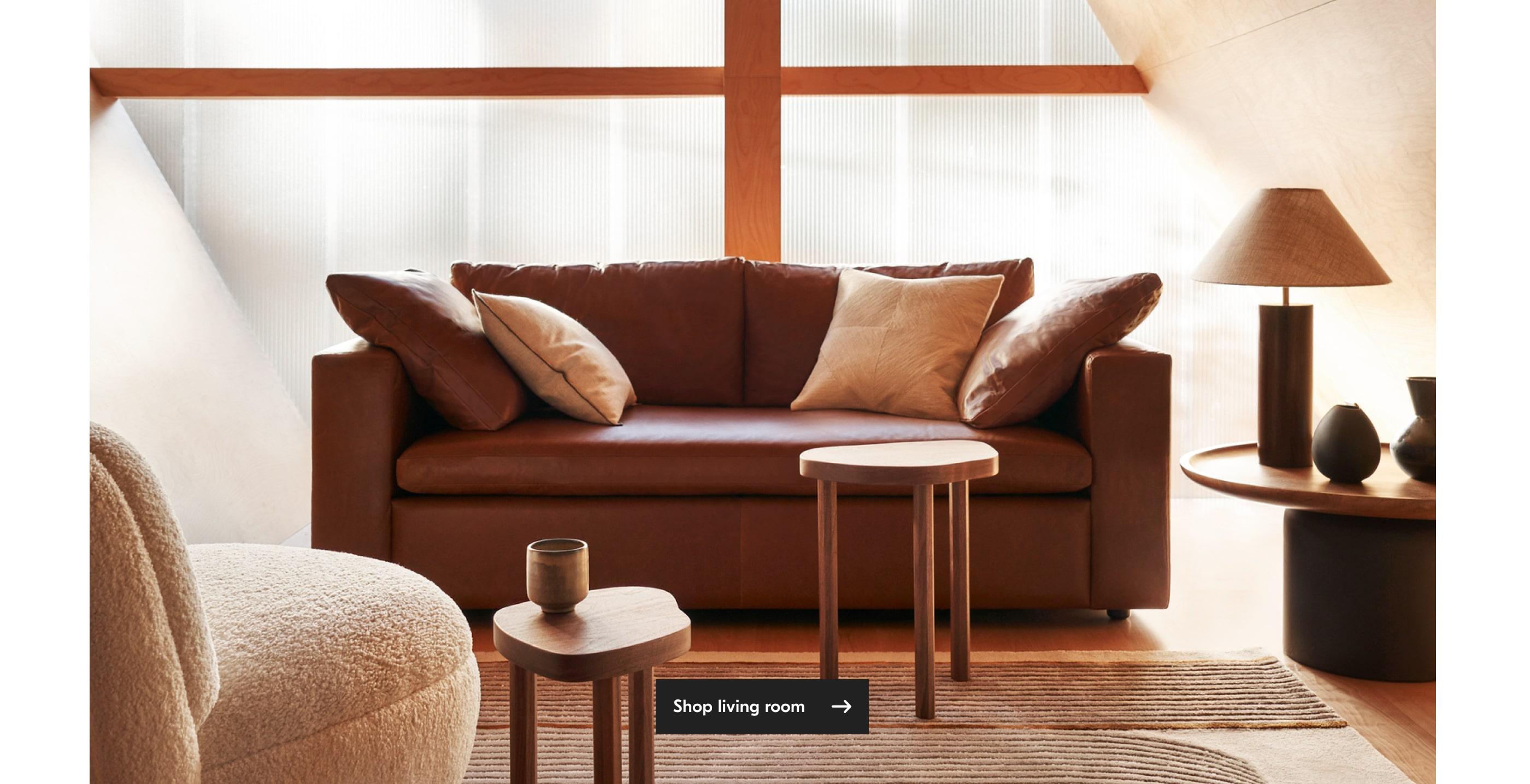 Design Crew landing page- Shop living room